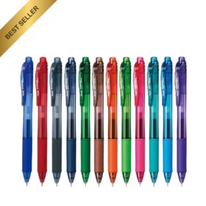 1 ปากกาเจล Pentel 0.5 มม. – เขียนลื่น คมชัดทุกเส้น แบบกด