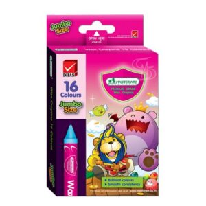 1666 Master Art Wax Crayons สีเทียน ขนาด 16 ไซส์ Jumbo