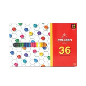 Image_25680710_231129_150 สีคอลลีน 36สี สีไม้คอลลีนหัวเดียว แท่งเหลี่ยม สีเข้ม คม ชัด