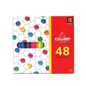 Image_25680710_231523_596 สีคลอลีน 48 สี สีไม้คอลลีนหัวเดียว แท่งเหลี่ยม สีเข้ม คม ชัด