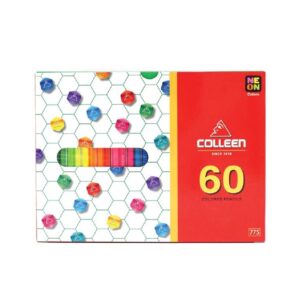 Image_25680710_231606_719 สีคลอลีน 60สี สีไม้คอลลีนหัวเดียว แท่งเหลี่ยม สีเข้ม คม ชัด