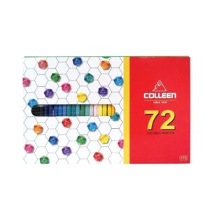 Image_25680710_231655_174 สีคลอลีน 72สี สีไม้คอลลีนหัวเดียว แท่งเหลี่ยม สีเข้ม คม ชัด
