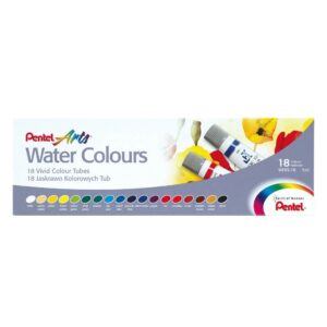 Image_25680712_182536_449 Pentel Water Colors ชุดสีน้ำ เพนเทล  18 สี  หลอดลามิเนต